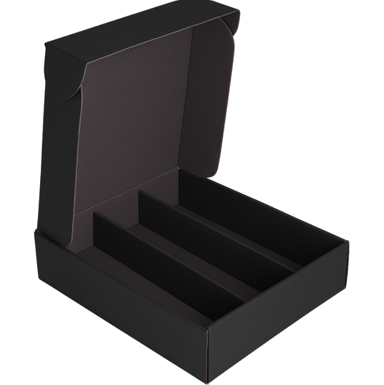 Black 3-Bottle Gift Box