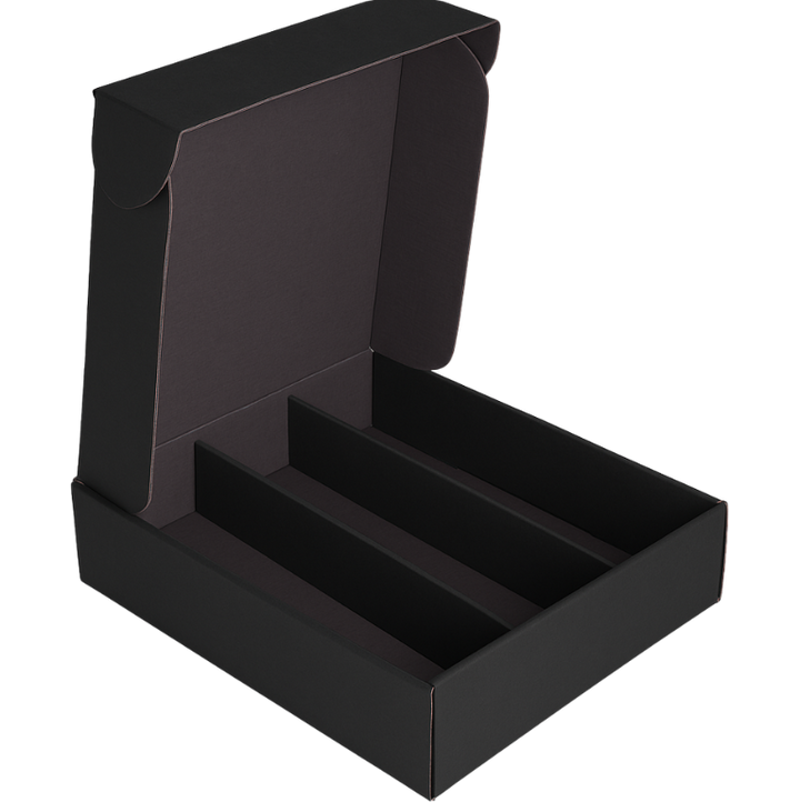Black 3-Bottle Gift Box