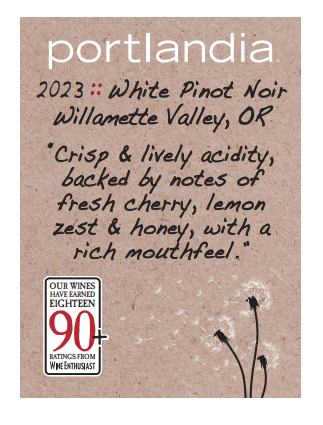 2023 Portlandia White Pinot Noir